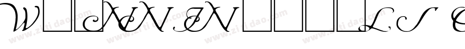 Wrenn Initials Condensed字体转换